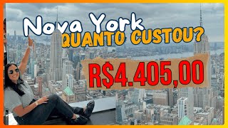 QUANTO CUSTA viajar para NOVA YORK: guia COMPLETO de quanto gastamos com dicas para economizar