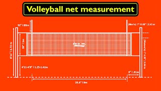 Volleyball Net Size, Height And Mounting Guide