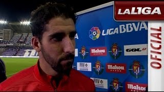 Entrevista a Raúl García tras el Real Valladolid (0-2) Atlético de Madrid - HD