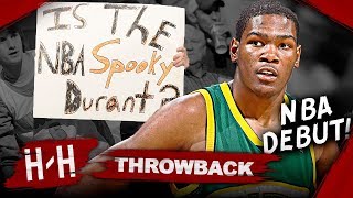 Kevin Durant First NBA Game, Full Highlights vs Nuggets (2007.10.31) - CRAZY Debut!