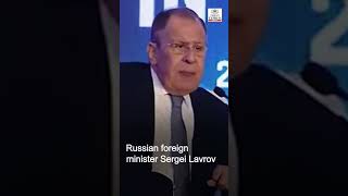 Delhi audience laughs as Russian foreign minister says Ukraine launched war