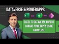 📱 Microsoft Dataverse Table Setup, Import Excel Data & Configure Canvas PowerApps