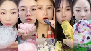 Asmr // Ice Eating Asmr || Hard Ice Eating || Thin ice  //Asmr || MUKBANG 💨