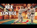 High-Level Kicking Control Technique for Martial Arts