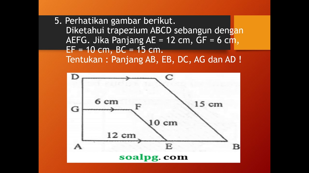 MATEMATIKA SMP KELAS 9 - KESEBANGUNAN PART 2 - YouTube