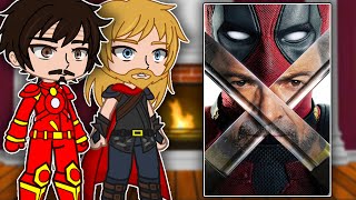 Avengers React To Deadpool 3 | Deadpool Vs Wolverine | Gacha React