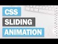 Minimalist CSS Text Sliding Animation Tutorial