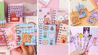 Easy Craft Ideas / DIY Kawaii spiral notebook / kawaii pen / kawaii ring memo pad / School Supplies