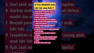 12 Cara Mendidik Anak Laki-laki #shorts #storywa #tips