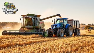 14 Moments Spectaculaires Où Les Super Machines Agricoles Fonctionnent À Pleine Puissance Dans Les G