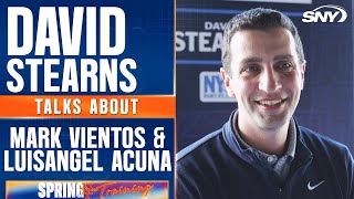 Mets president David Stearns opens up about Mark Vientos and Luisangel Acuna's potential | SNY