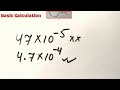 basic calculation for physics scientific notation for class 10 to 12