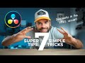 7 SUPER SIMPLE Editing Tips & Tricks for Better Videos [FREE Version!] DaVinci Resolve 19 Tutorial