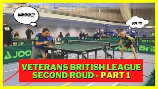 Veteran Table Tennis British League 2022 - Second Round Part 1