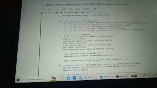 expense tracker by tkinter from python and sql