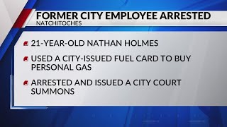 Former city employee arrested in Natchitoches