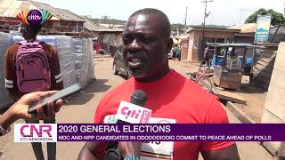 NDC, NPP candidates in Odododiodio commit to peace ahead of polls | Citi Newsroom