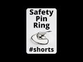 DIY Safety Pin Ring #shorts @HeatherBoydWire