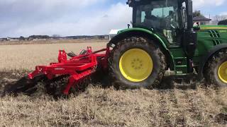 JD-6130Rオートトラックレディ仕様 + Minos Agri ディスクティラー