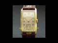 ART DECO WATCHES of the 1920s and 1930s - Longines, Omega, Jaeger LeCoulte,