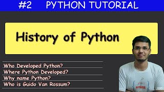 #2 History of Python | Python Tutorial