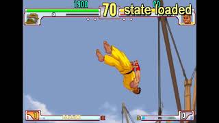 Street Fighter III : 3rd strike   Q command grab into super