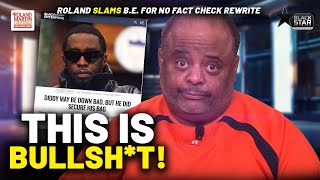 BS! Roland CALLS OUT Black Enterprise For 'Diddy Down Bad, Secured Bag' TMZ No Fact Check Rewrite