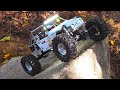 1/10 Scale RC Car Vanquish H10 Optic Yokohama - forest rock crawling ASMR