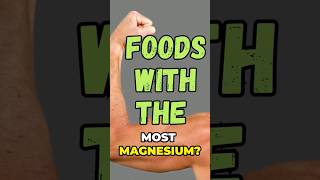 TOP 10 Magnesium Rich FOODs 💪 #lifestyle #healthtips