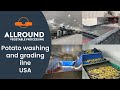 Potato washing and grading line | POT | USA | Allround Vegetable Processing