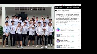 របៀប remove app ចេញពី facebook