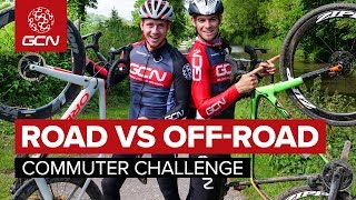 Road Vs Off-Road Commuter Challenge | What Is The Most Fun Way To Cycle To Work?