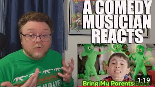 A Comedy Musician Reacts | Bring My Parents Back by Duolingo (ft. Timmy) [REACTION/ANALYSIS]