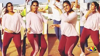 Myna Nandhini Hot Dance | Aranmanai Kili | Kuthu Dance | Gym Workout | Vijay Tv Serial Actress