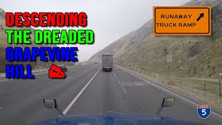 DESCENDING THE DREADED GRAPEVINE HILL