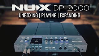 NUX electronic drums DP-2000 MULTIPAD Unboxing | Playing | Expanding