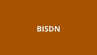 what is the meaning of BISDN