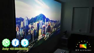 XYScreens 150inch 4K ALR UST Thin Frame Screen