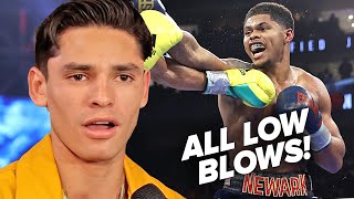 RYAN GARCIA ANGRY WITH SHAKUR STEVENSON; RIPS HIM OVER LOW BLOWS & PUTS PRESSURE ON GERVONTA