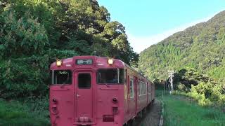 餘部駅に到着する上りキハ47(2016/10/02) 20161002余部鉄橋その3