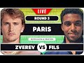 ZVEREV vs FILS • ATP Paris 2024 • LIVE Tennis Watchalong Stream