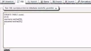 MySQL Database Tutorial - 29 - CREATE TABLE