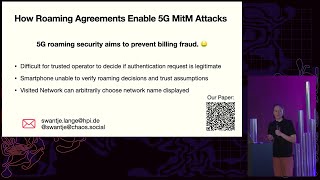 38C3 - How Roaming Agreements Enable 5G MitM Attacks