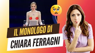 Chiara Ferragni: il monologo a Sanremo2023