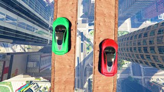 EXTREMELY DANGEROUS CITY RACE! (GTA 5 Funny Moments)