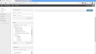 Appearance - Menus - WordPress Basic Training - Video 13