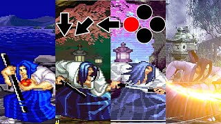 Evolution of Ukyo Tachibana's SNOWFALL SLASH (1993 - 2020)