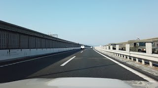 中国道吹田から阪神高速7号北神戸線白川PAまで（車載動画）2K