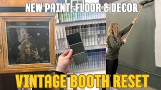 Part ONE: Antique/Vintage booth reset! HUGE makeover!