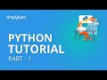 Python Tutorial Part - 1 | Python Tutorial For Beginners Part - 1 | Python Programming | Simplilearn